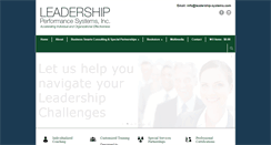 Desktop Screenshot of leadership-systems.com